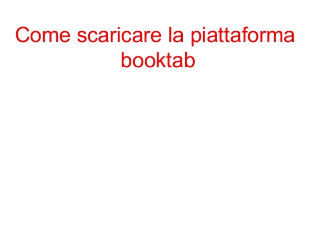 BOOKTAB ZANICHELLI SCARICARE